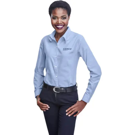 Ladies Long Sleeve Aspen Blue Main